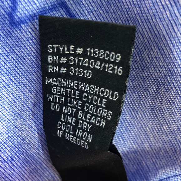 By & By Blue Floral Ball Gown - 3 - Picture 6 of 7